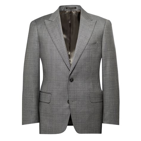 Slate Gray Glen Plaid Jacket 